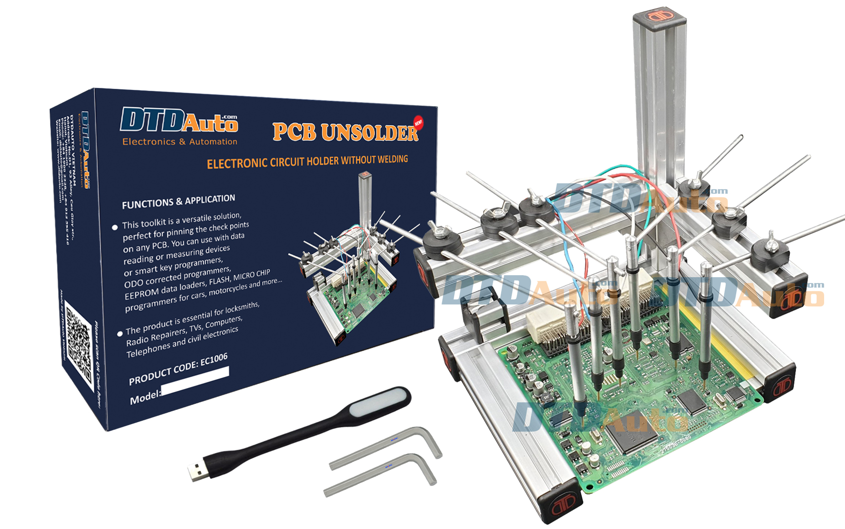 PCB UNSOLDER - ELECTRONIC CIRCUIT HOLDER WITHOUT WELDING RELEASED IN APRIL, 2020