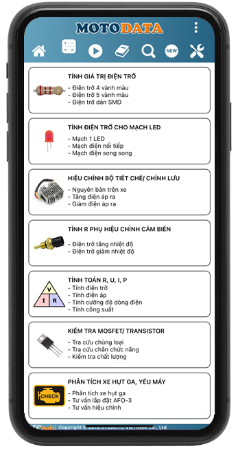 MOTODATA - TECHNICAL DATA SOFTWARE REPAIR MOTORCYCLES AND SCOOTERS (FOR ANDROID OS)