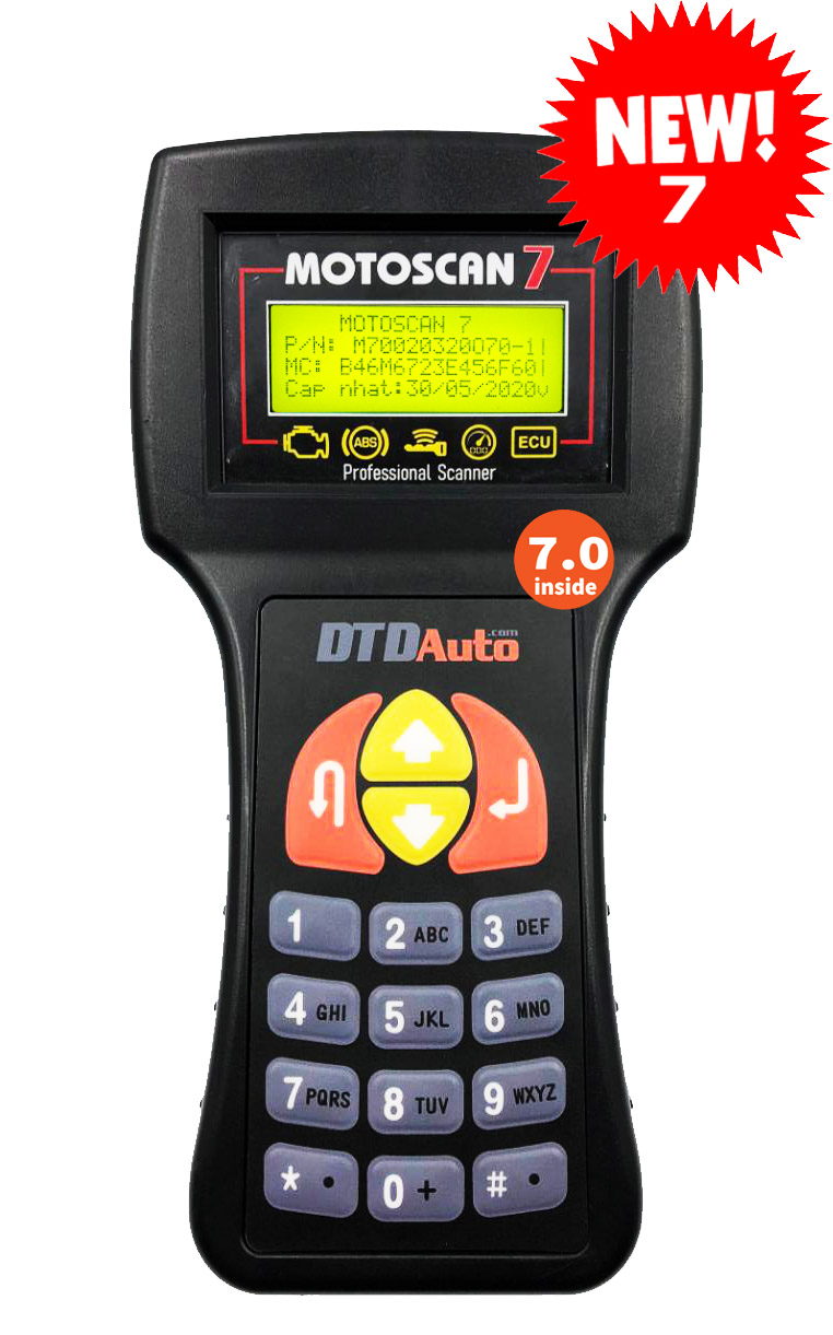 MOTOSCAN - SCANNER FOR PGM-FI/FI MOTORCYCLES & SCOOTERS