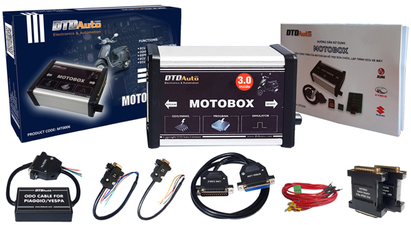 MOTOBOX – AN ACCESSORY OF MOTOSCAN TO REPAIR, REINSTALL AND UPGRADE THE ECU FIRMWARE FOR MOTORCYCLE/ SCOOTER