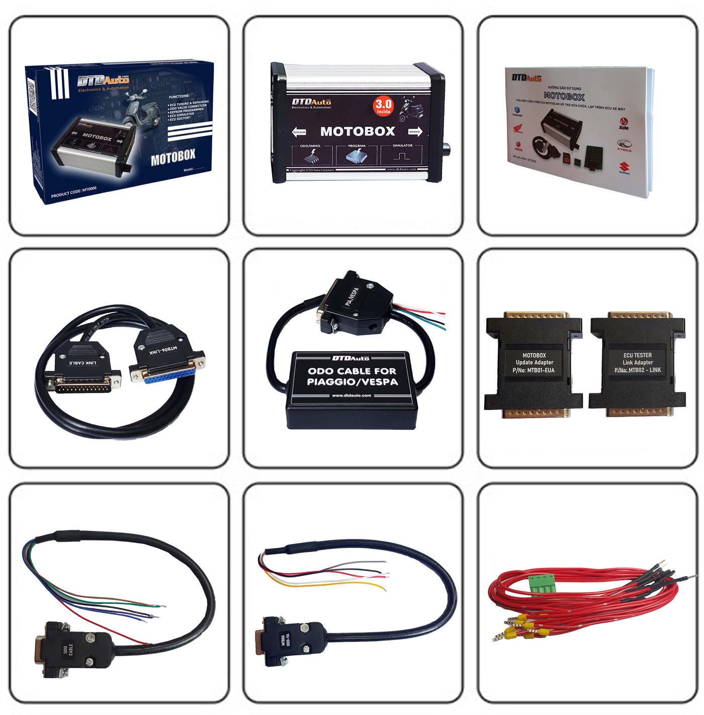MOTOBOX – AN ACCESSORY OF MOTOSCAN TO REPAIR, REINSTALL AND UPGRADE THE ECU FIRMWARE FOR MOTORCYCLE/ SCOOTER