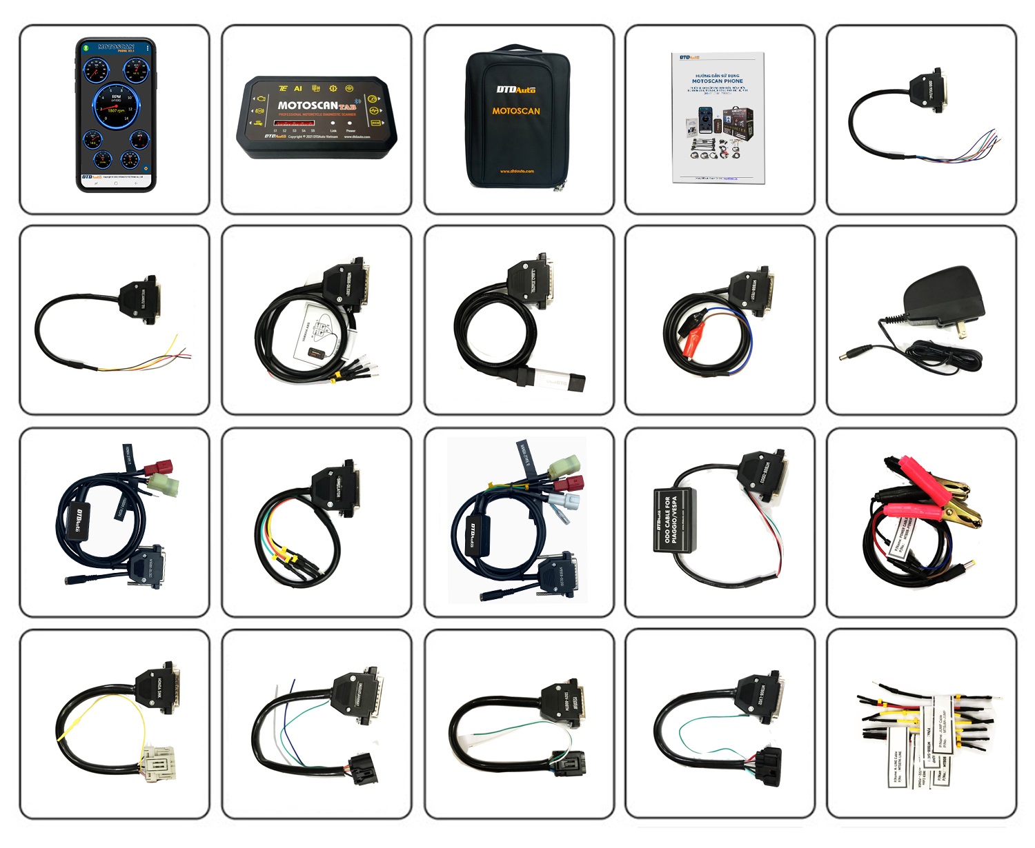 MOTOSCAN PHONE - SMART DEVICE TO DIAGNOSE, REPAIR ELECTRONIC AND ELECTRICAL SYSTEMS FOR NEW GENERATION MOTORCYCLES WITH MOBILE PHONES