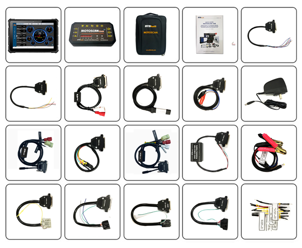 MOTOSCAN TAB - SMART DEVICE TO DIAGNOSE, REPAIR ELECTRONIC AND ELECTRICAL SYSTEMS FOR NEW GENERATION MOTORCYCLES