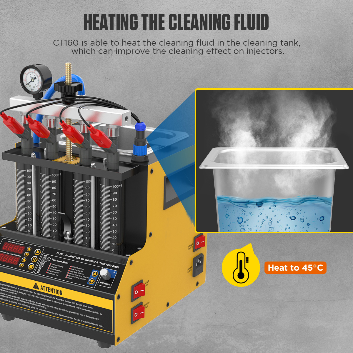 INJECTOR CLEANER – EQUIPMENT FOR CLEANING AND CHECKING INJECTOR 