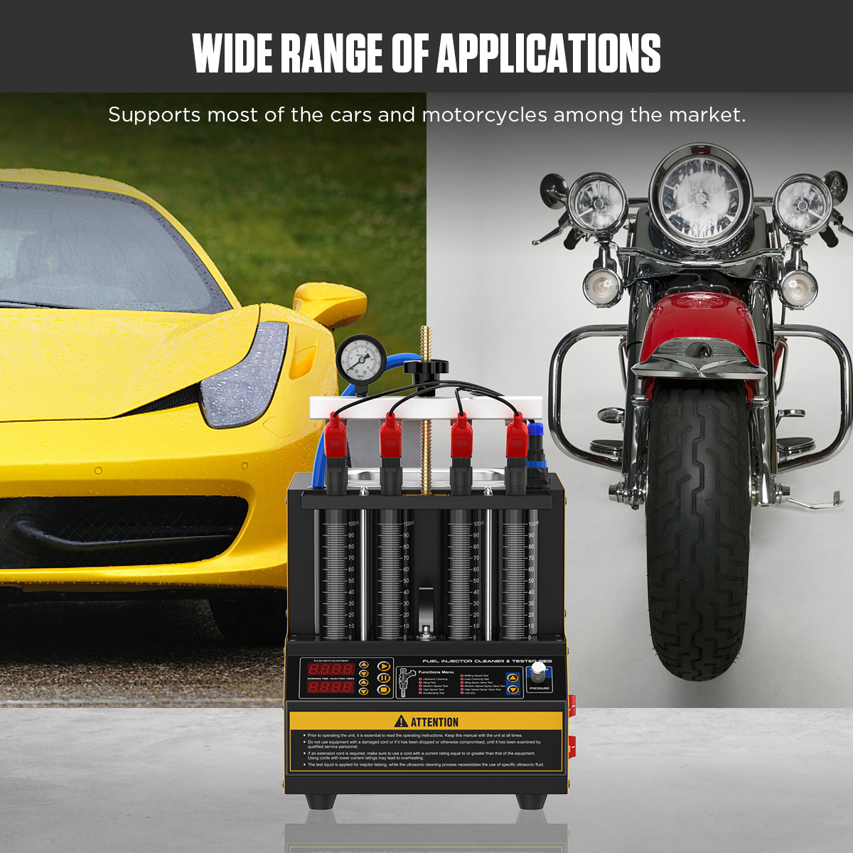 INJECTOR CLEANER – EQUIPMENT FOR CLEANING AND CHECKING INJECTOR 