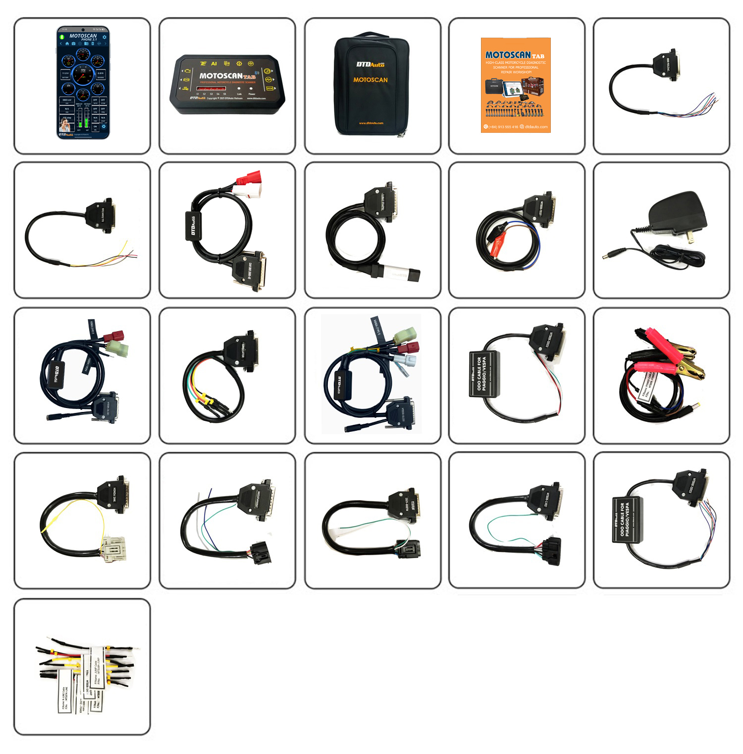 MOTOSCAN TAB - SMART DEVICE TO DIAGNOSE, REPAIR ELECTRONIC AND ELECTRICAL SYSTEMS FOR NEW GENERATION MOTORCYCLES