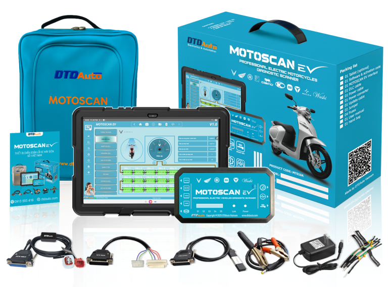 MOTOSCAN EV  - THIẾT BỊ CHẨN ĐOÁN LỖI DÀNH RIÊNG CHO XE ĐIỆN 