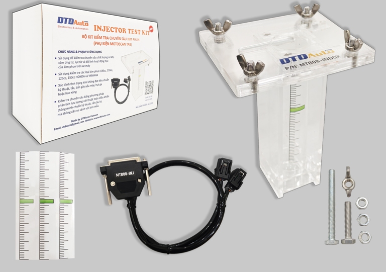 GÓI 21 - INJECTOR TEST KIT - BỘ KIT KIỂM TRA CƠ KHÍ KIM PHUN 