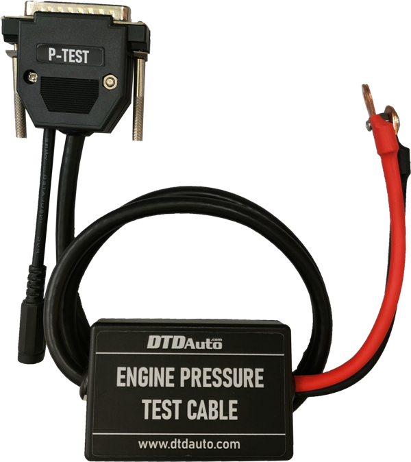 PACK 17 - COMBUSTION CHAMBER PRESSURE QUALITY TEST CABLE FOR MOTORBIKES