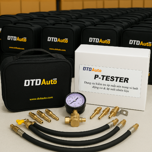 P TESTER – TOOL TEST COMPRESSION PRESSURE INSIDE THE CYLINDER AND FUEL PRESSURE FOR MOTORBIKES