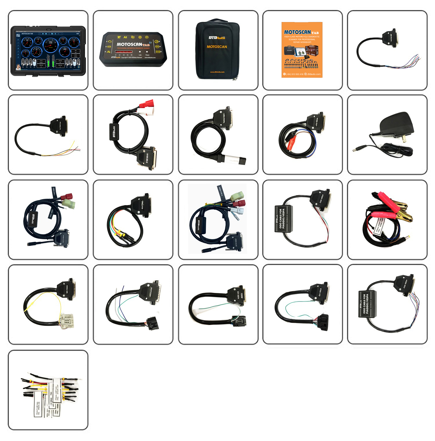 MOTOSCAN TAB - THIẾT BỊ CAO CẤP XÁC ĐỊNH LỖI, SỬA CHỮA HỆ THỐNG ĐIỆN VÀ ĐIỆN TỬ XE MÁY THẾ HỆ MỚI 