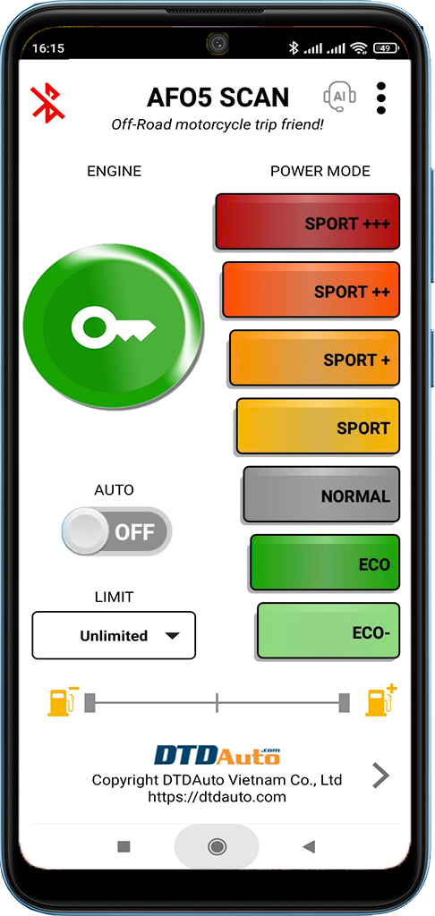 AFO5 SCAN - FAULT DIAGNOSTIC SCANNER & ADVANCED ACCESSORY FOR PGM-FI MOTORCYCLE USERS
